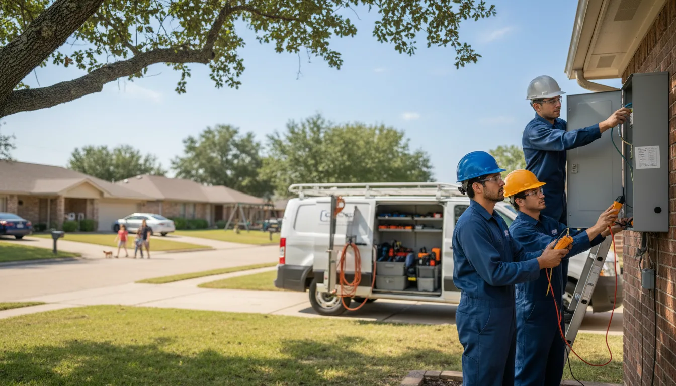 Certified electrician providing emergency electrical services in Hartsville, IN